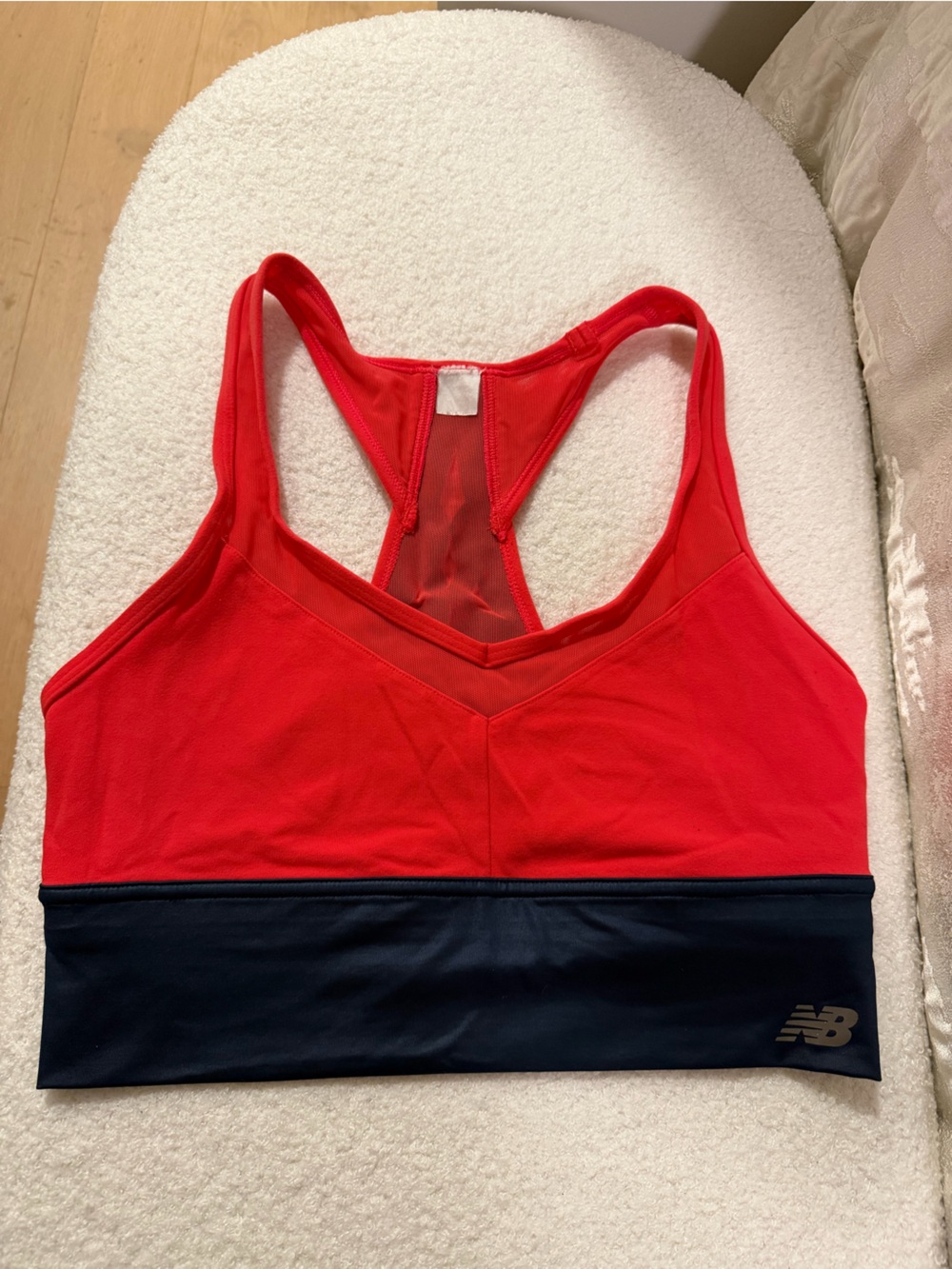 New Balance NB Dry Red/Navy Sports Bra